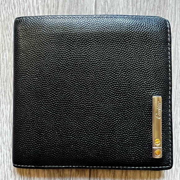 Cartier Other - Cartier Santos Leather Wallet
